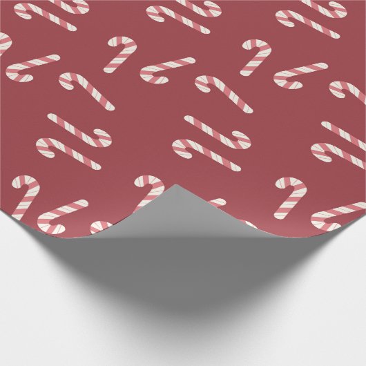 Candy Cane Wrapping Paper Geschenkpapier (Ecke)