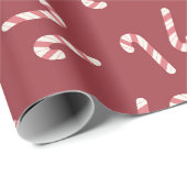 Candy Cane Wrapping Paper Geschenkpapier (Rolleneckpunkt)