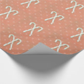 Candy Cane Wrapping Paper Geschenkpapier (Ecke)