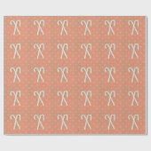 Candy Cane Wrapping Paper Geschenkpapier (Flach)