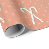 Candy Cane Wrapping Paper Geschenkpapier (Rolleneckpunkt)