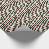 Candy Cane Wrapping Papier Custom Christmas Paper Geschenkpapier (Ecke)