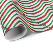 Candy Cane Wrapping Papier Custom Christmas Paper Geschenkpapier (Rolleneckpunkt)