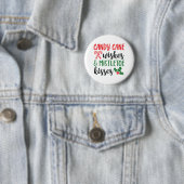 Candy Cane Wünsche und Mistletoe Kisses Button (Beispiel)
