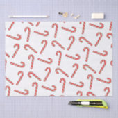 Candy Cane Zeichnungen in rot-grün Seidenpapier (Handwerk)