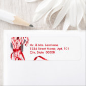 Candy Canes Address Labels (Insitu)