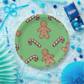 Candy Canes and Gingerbrei Pappteller (Party)