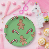 Candy Canes and Gingerbrei Pappteller (Party)