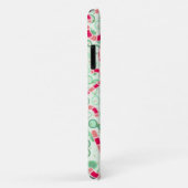 Candy Canes auf Green Ombre Hybrid Paisley Case-Mate iPhone Hülle (Hinten/Rechts)