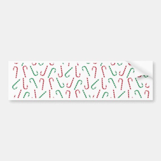 Candy Canes Autoaufkleber (Vorne)