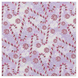 Candy Canes Berry Lila Stoff