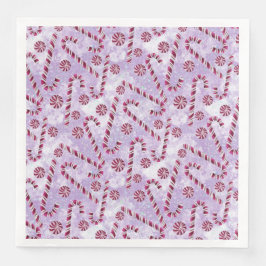 Candy canes Berry Paper Napkin Serviette