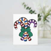 Candy Canes Bouquet - grünes Band (Stehend Vorderseite)