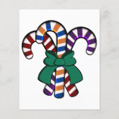 Candy Canes Bouquet - grünes Band (Rückseite)