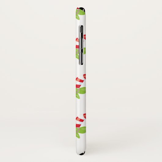 Candy Canes & Bows Case-Mate iPhone Hülle (Hinten/Links)
