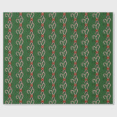 Candy Canes Christmas Geschenkpapier (Flach)