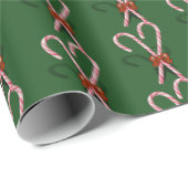 Candy Canes Christmas Geschenkpapier (Rolleneckpunkt)