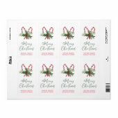 Candy Canes Company Weihnachtsgeschenke Tags (Vorne)