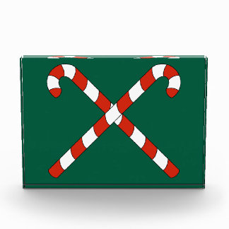 Candy Canes Crossed Fotoblock
