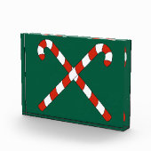 Candy Canes Crossed Fotoblock (Rechts)