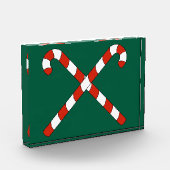 Candy Canes Crossed Fotoblock (Links)