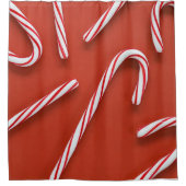 Candy Canes Duschvorhang (Vorderseite)
