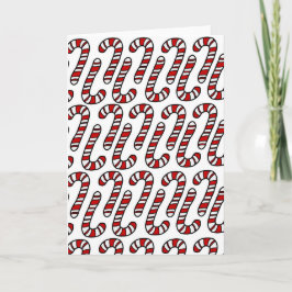 Candy Canes Feiertagskarte