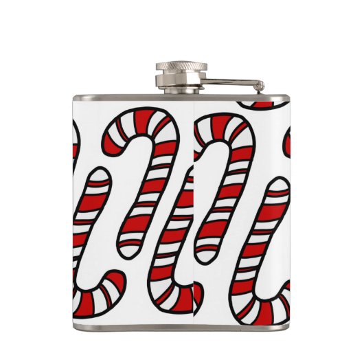 Candy Canes Flachmann (Rückseite)