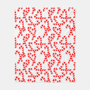 Candy Canes Fleecedecke