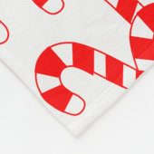 Candy Canes Fleecedecke (Ecke)