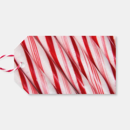 Candy Canes Geschenkanhänger (Rückseite Horizontal)