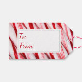 Candy Canes Geschenkanhänger (Vorderseite (Horizontal))
