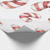 Candy Canes Geschenkpapier (Ecke)