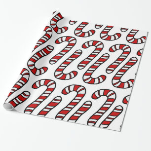 Candy Canes Geschenkpapier