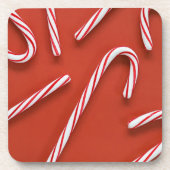 Candy Canes Getränkeuntersetzer (Vorderseite)