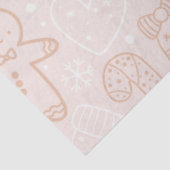 Candy Canes Gingerbrot Men Stars Weihnachten Seidenpapier (Ausschnitt)