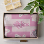 Candy Canes Gingerbrot Men Stars Weihnachten Seidenpapier (Geschenk)