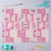 Candy Canes Gingerbrot Men Stars Weihnachten Seidenpapier (Basteln)