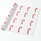 Candy Canes Glossy Wrapping Paper Geschenkpapier (Ungerollt)