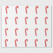 Candy Canes Glossy Wrapping Paper Geschenkpapier (Flach)
