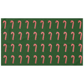 Candy Canes Green Tischdecke (Vorderseite (Horizontal))