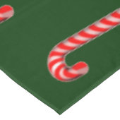 Candy Canes Green Tischdecke (Schrägansicht)