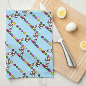 Candy Canes & Gumdropp Weihnachten Geschirrtuch (Viertel Falte)