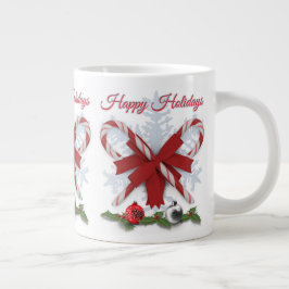 Candy Canes Happy Ferien Jumbo-Tasse