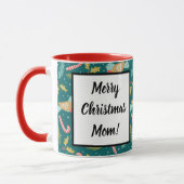 Candy Canes Holly Pine Boughds Birds Tasse (Links)