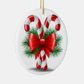 Candy Canes Keramik Ornament (Rechts)