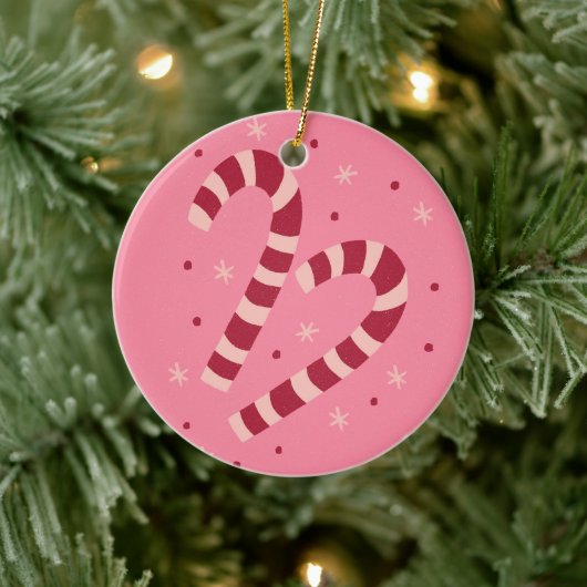 Candy canes keramik ornament (Baum)