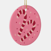 Candy canes keramik ornament (Rechts)