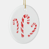 Candy Canes Keramik Ornament (Rechts)