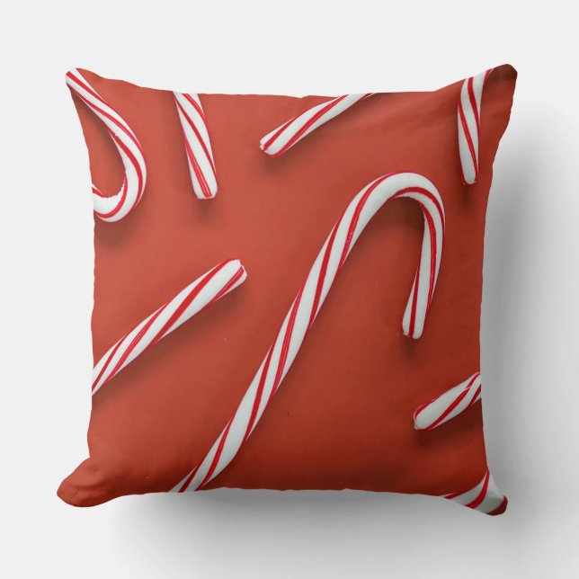 Candy Canes Kissen (Vorderseite)